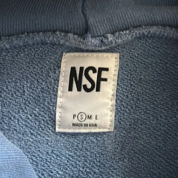 NSF Distressed sweatshirt in Blue - Picture 2 of 2